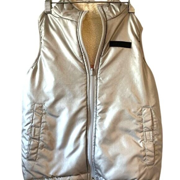 Buffalo David Bitton Other - Buffalo David Bitton Reversible Silver & Pink Hooded Vest S